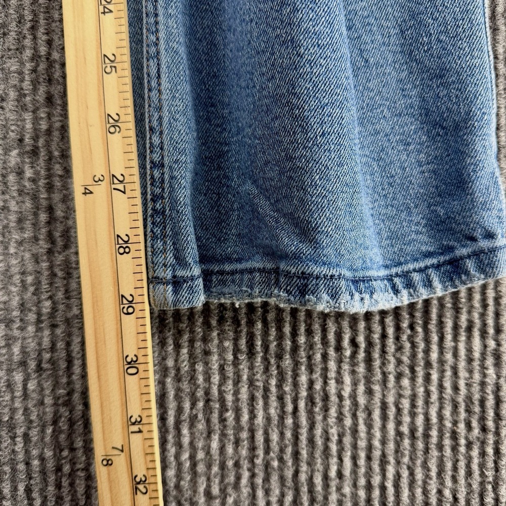 Hollister Jeans Womens 2R W26 Blue Low Rise Baggy Distressed Ripped Denim Knee - Picture 9 of 11
